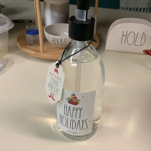 Rae Dunn Happy Holidays Hand Soap